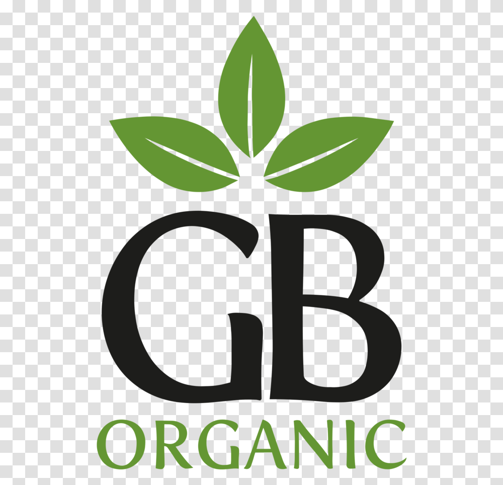 Gb Organic Logo, Leaf, Plant, Green, Symbol Transparent Png