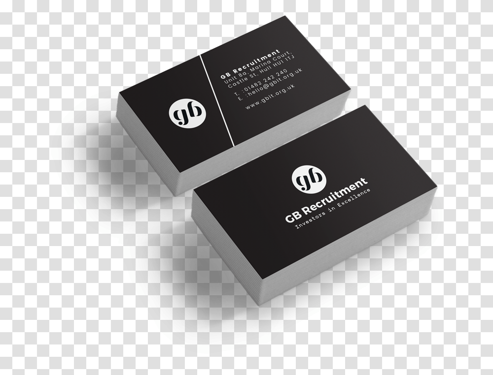 Gb Recruitment Yonks Media Box, Text, Business Card, Paper Transparent Png