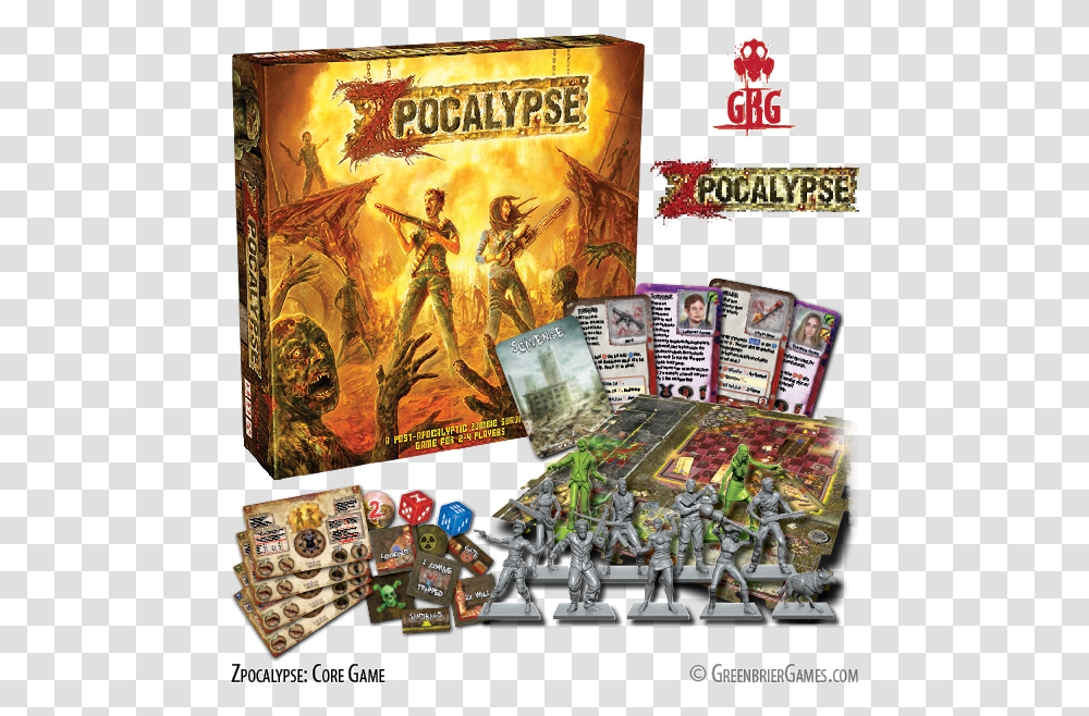 Gbg Zpocalypse Core Game Zombie Apocalypse Board Game, Person, Human, Gambling, Slot Transparent Png