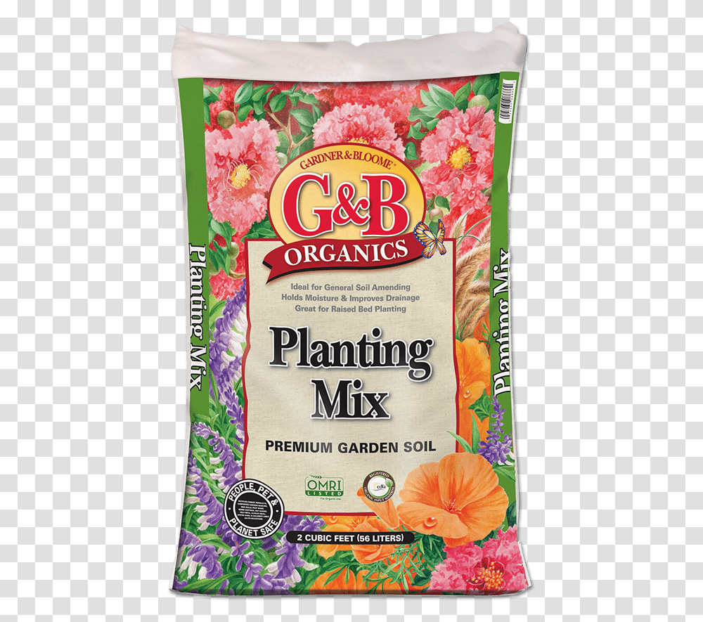 Gbo Planting Mix Gampb Planting Mix, Food, Jar, Vegetable, Fruit Transparent Png