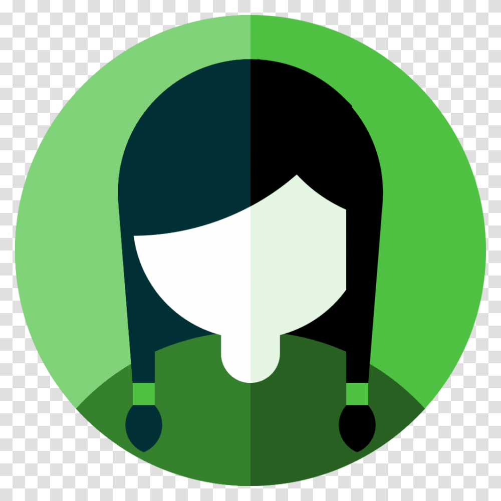 Gd Avatar Schoolgirl Circle, Logo, Trademark, Face Transparent Png