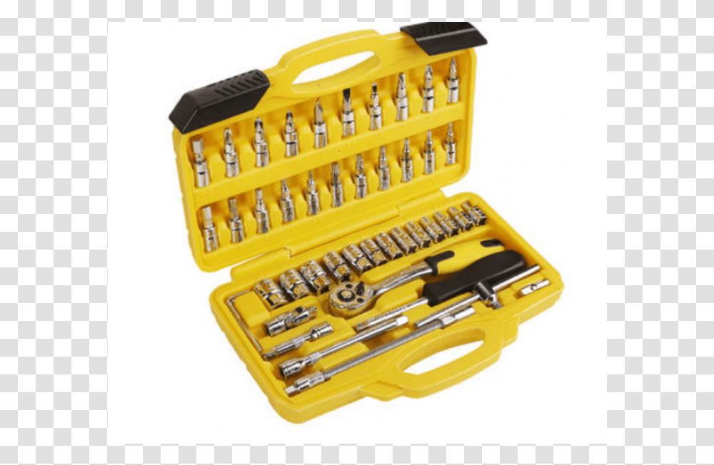 Gds 46 Pcs Tools Set Tool Socket, Screwdriver, Wrench Transparent Png
