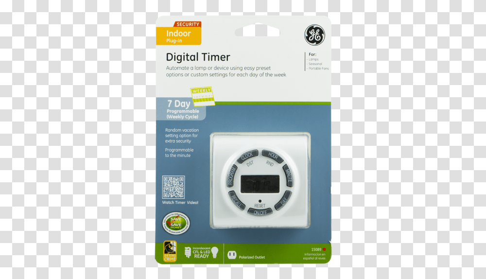 Ge 7 Day Digital Timer In Package Image, Mobile Phone, Electronics, Cell Phone, Plot Transparent Png