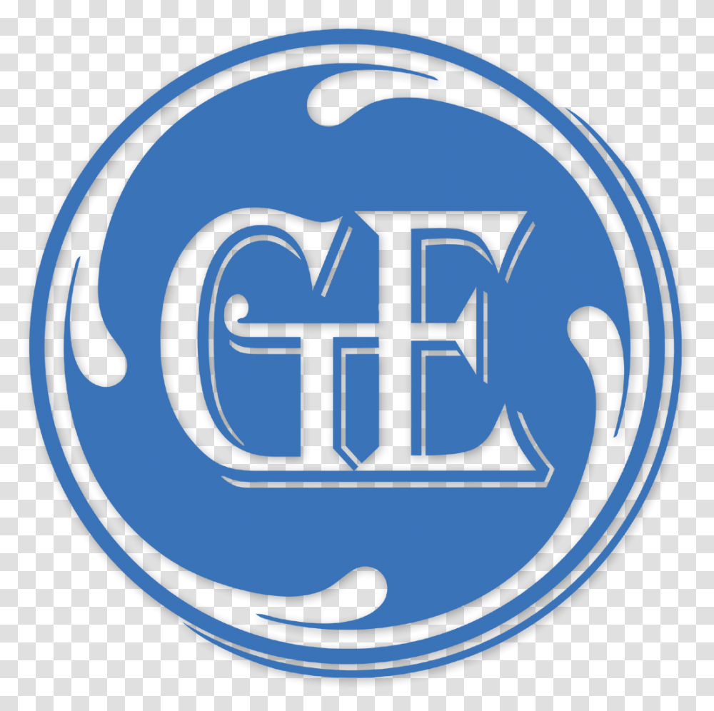 Ge Logo In Algerian Font Emblem, Label, Trademark Transparent Png