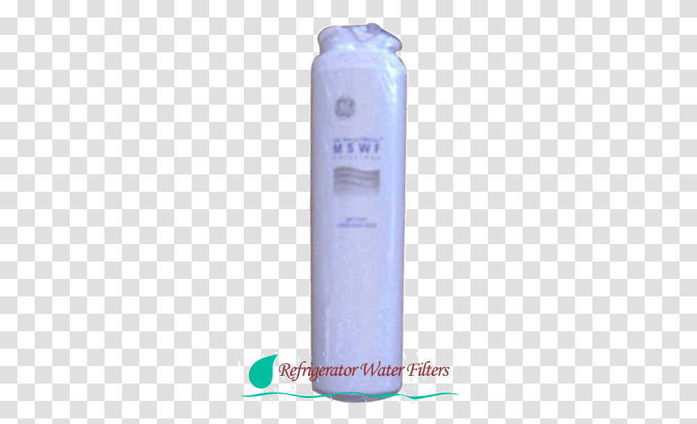 Ge Smartwater Mswf Refrigerator Filter Water Bottle, Cylinder, Shaker, Aluminium, Tin Transparent Png