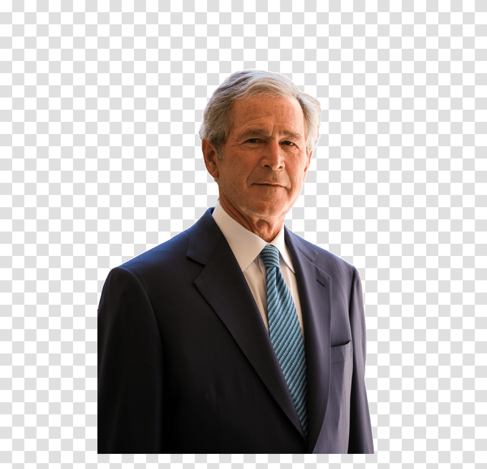 Geaorge Bush, Celebrity, Tie, Accessories, Suit Transparent Png