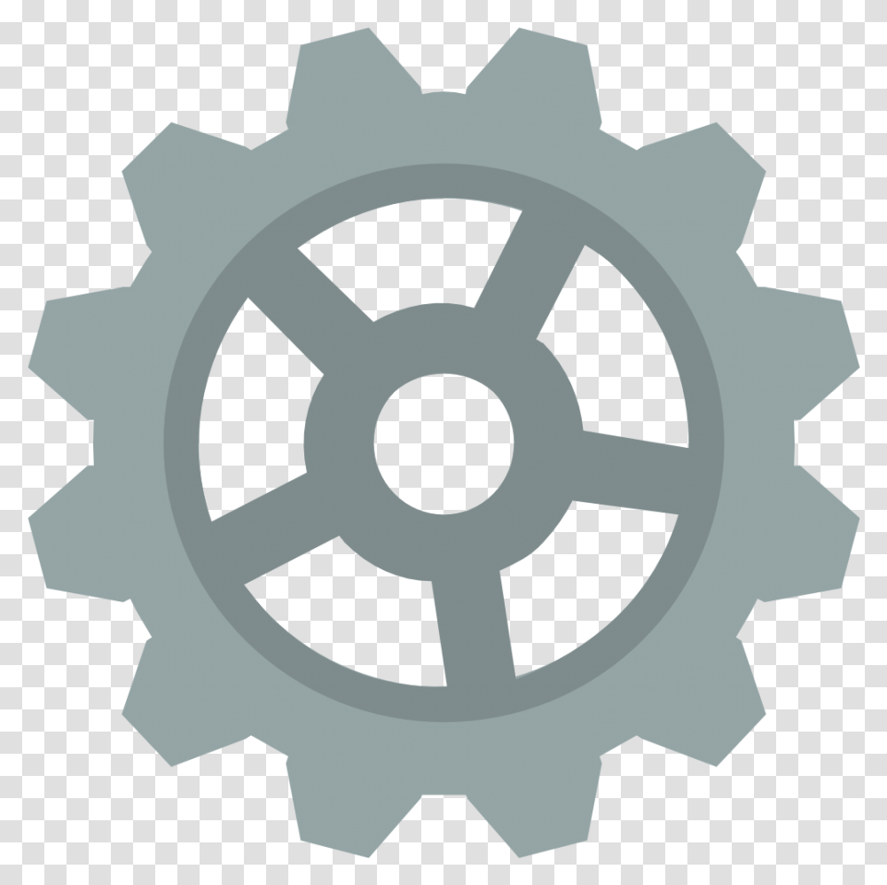 Gear Flat Icon, Machine, Soccer Ball, Football, Team Sport Transparent Png