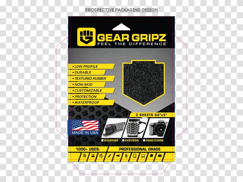 Gear Gripz Packaging Guitar String, Poster, Advertisement, Flyer, Paper Transparent Png