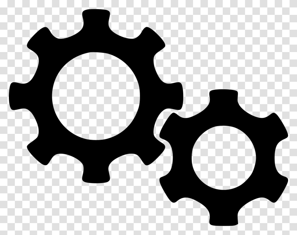 Gear Icon Flat Design, Machine Transparent Png