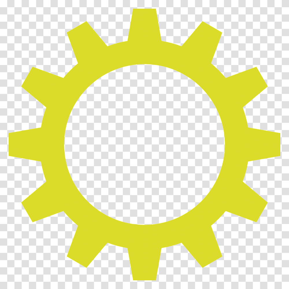 Gear Icon White, Machine, Nature, Outdoors Transparent Png