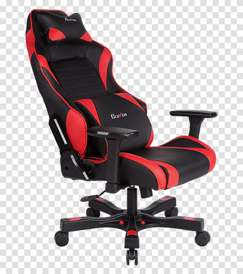 Gear Series Alpha Red Gaming Chair, Cushion, Car Seat, Furniture, Headrest Transparent Png