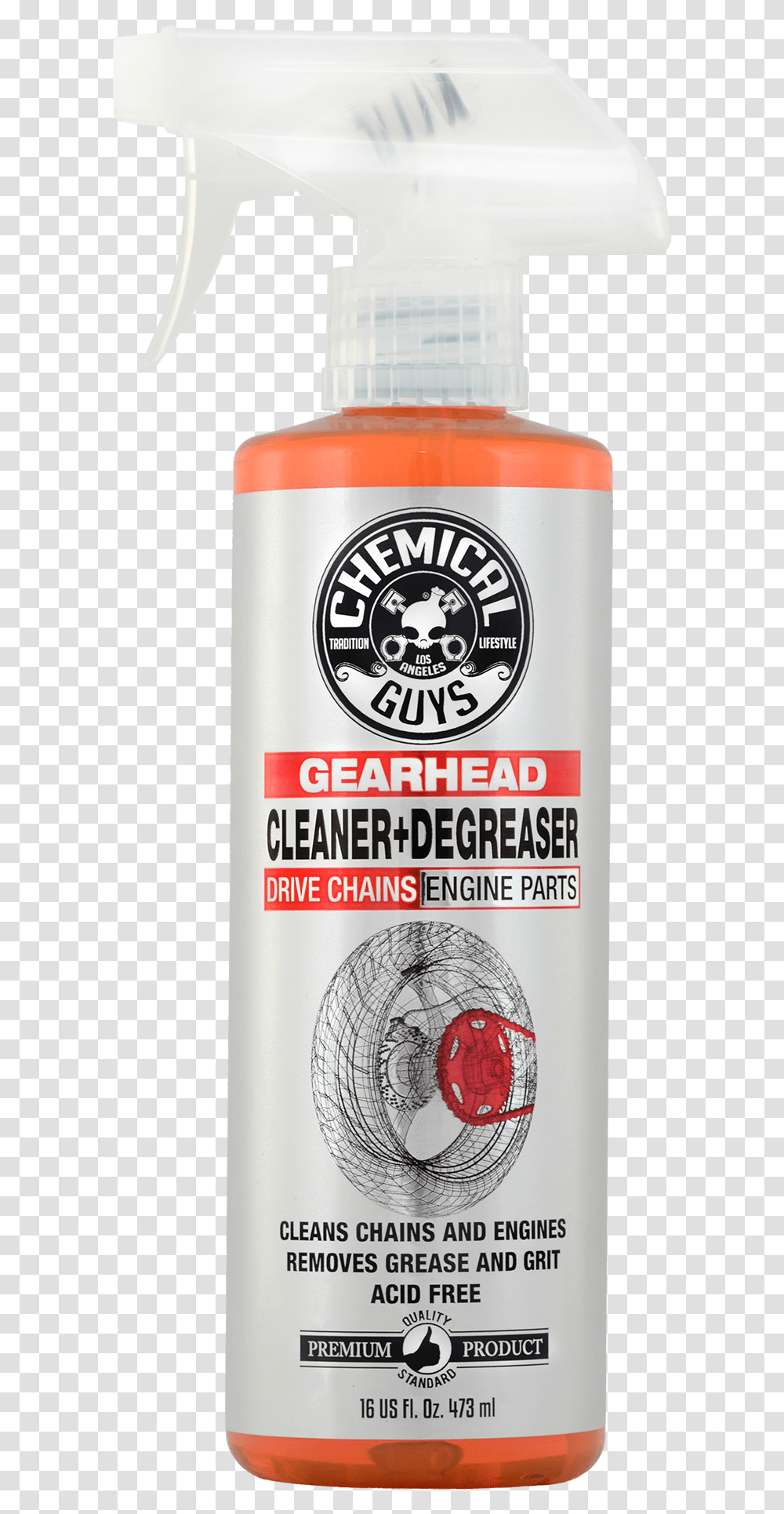 Gearhead Motorcyle Cleaner Ampamp Chemical Guys Moto Line Gearhead Motorcycle, Tin, Can, Spray Can, Aluminium Transparent Png
