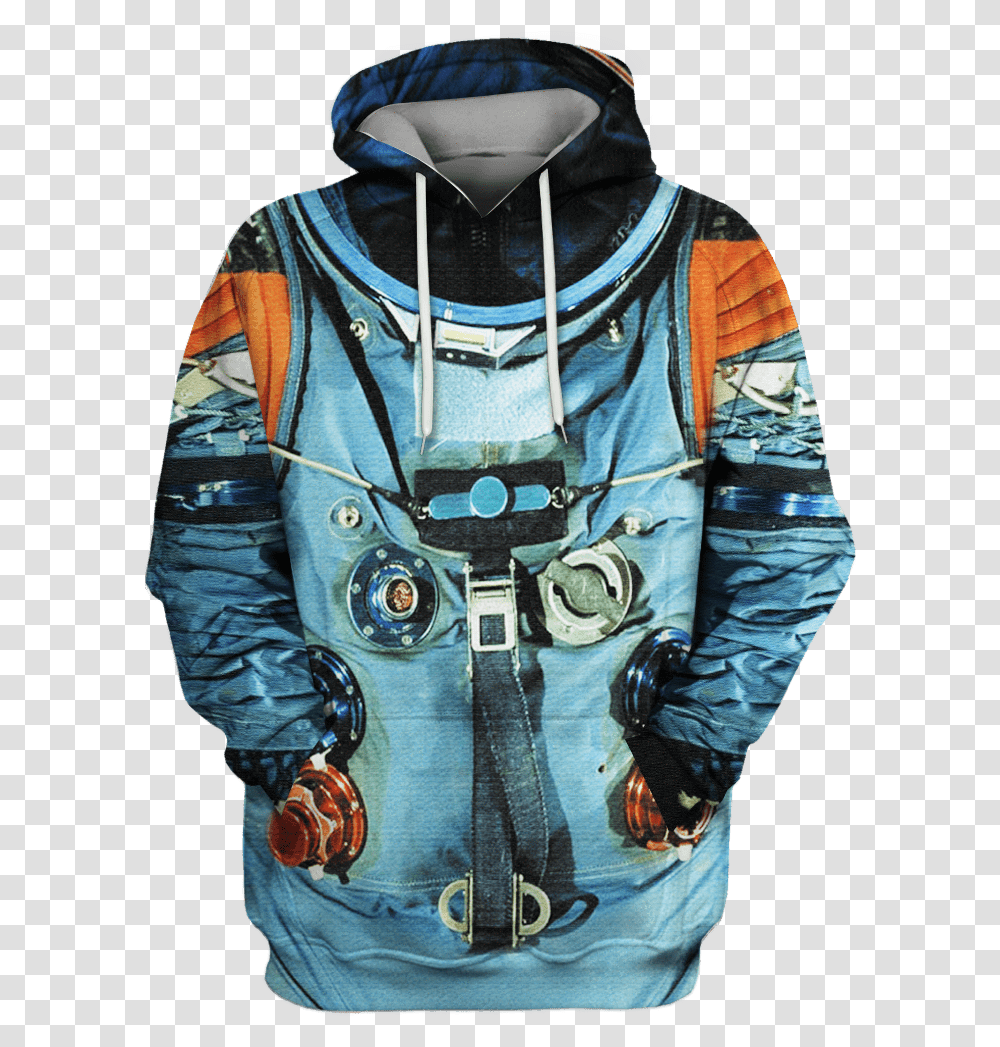 Gearhuman 3d Astronaut Suit Custom T Shirt 3d Armstrong Space Suit Hoodie, Person, Apparel, Sleeve Transparent Png