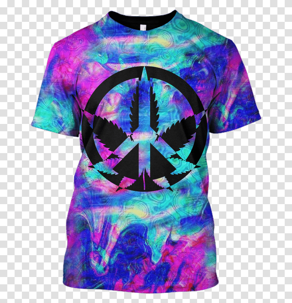 Gearhuman 3d Cannabis Leaf Symbol Tshirt Active Shirt, Apparel, Dye, Sleeve Transparent Png