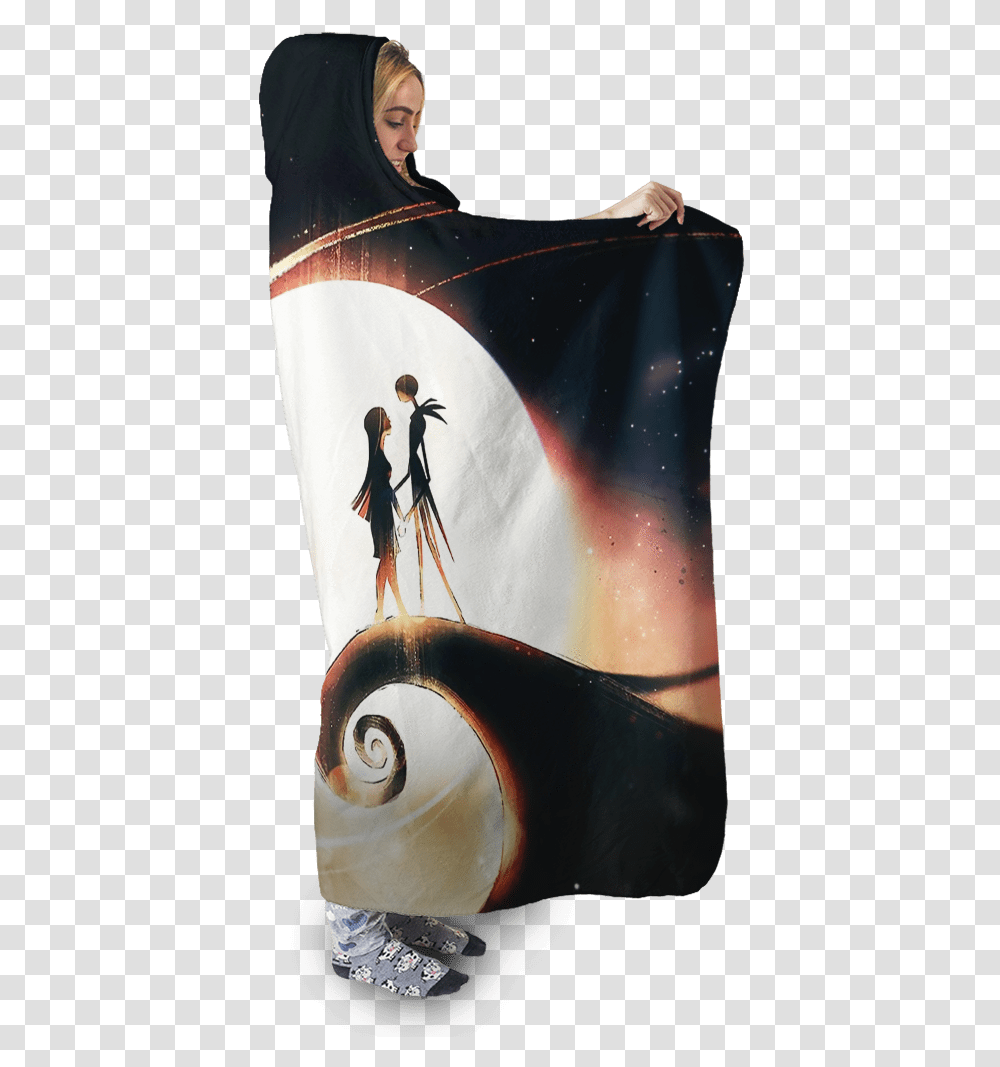 Gearhuman 3d Nightmare Before Christmas Jack And Sally Blanket, Person, Building Transparent Png