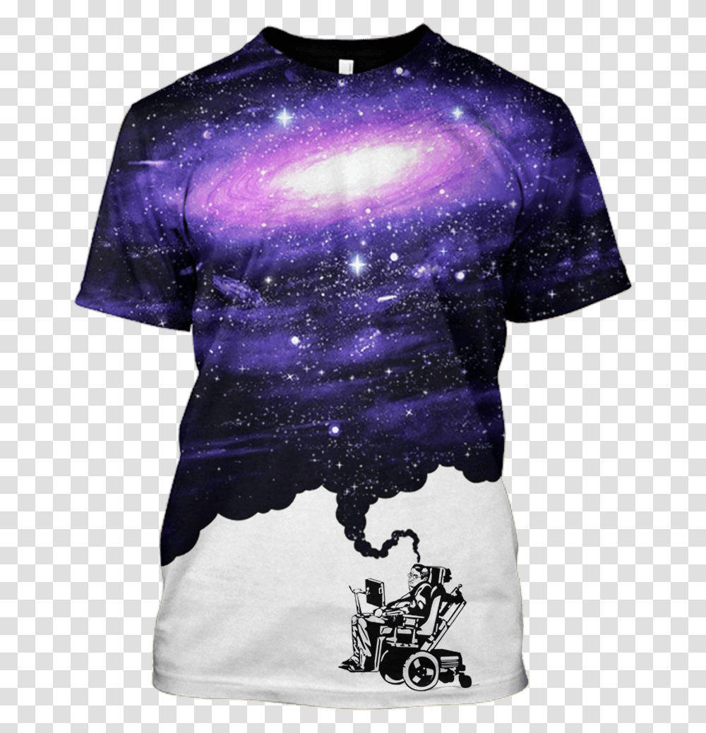 Gearhuman 3d Stephen Hawking Smoking Tshirt Illustration, Dye, Apparel, Back Transparent Png