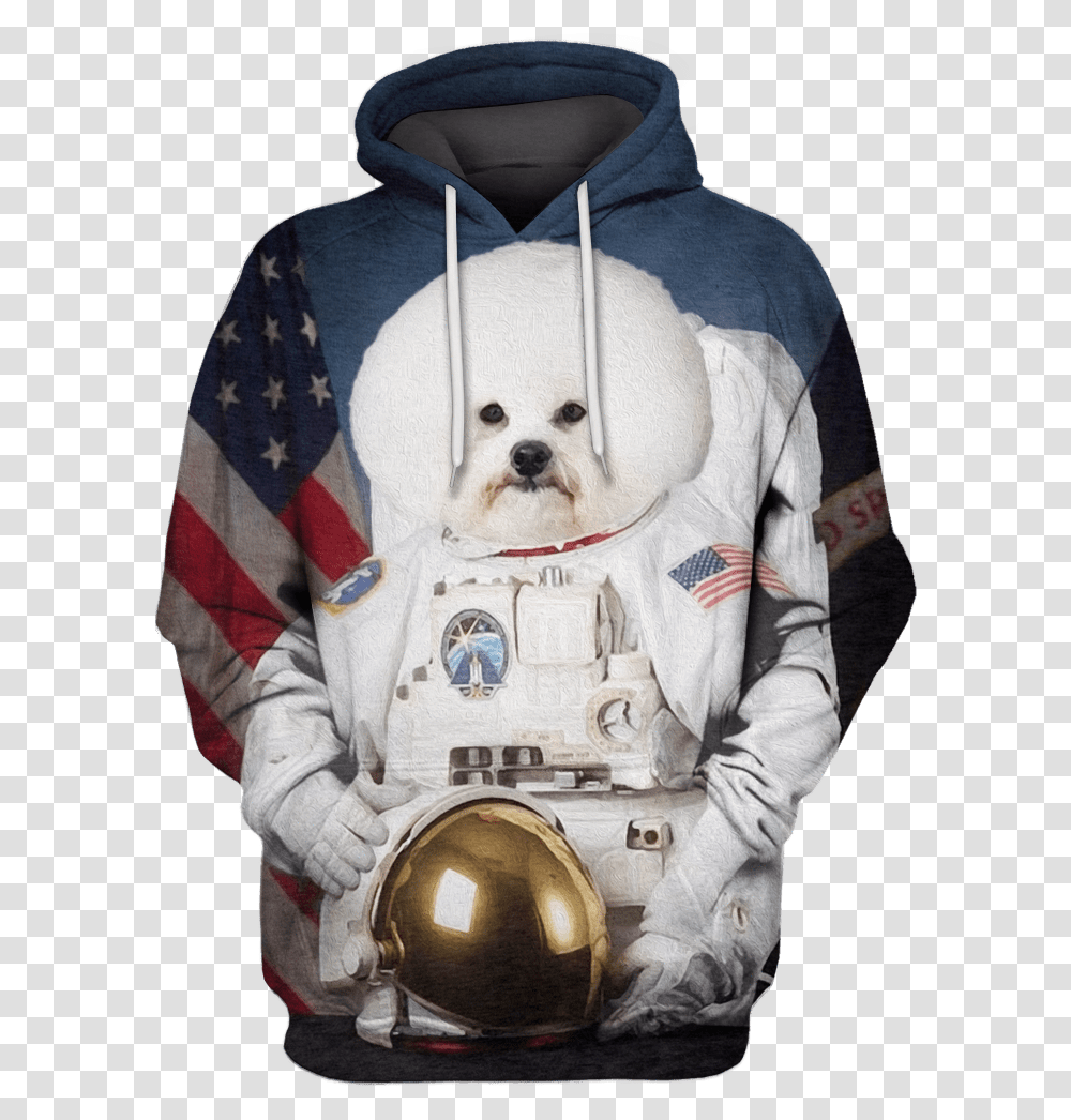 Gearhuman 3d White Dog Astronaut Tshirt Game Of Thrones Pullover, Helmet, Apparel, Hoodie Transparent Png