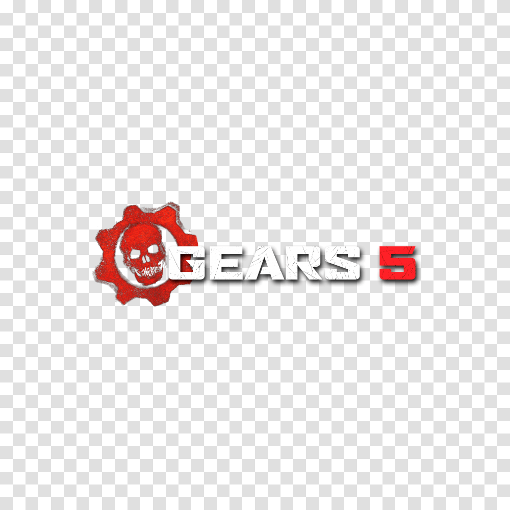 Gears 5 Logo Graphic Design, Symbol, Trademark, Emblem, Label Transparent Png