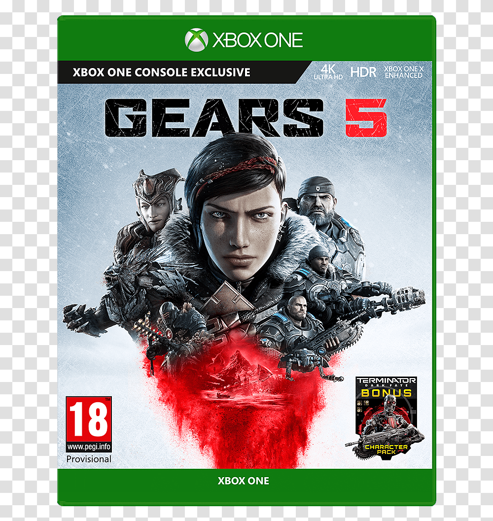 Gears 5 Xbox One, Person, Advertisement, Poster, Performer Transparent Png