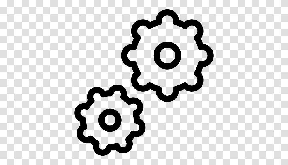 Gears Icon Line Iconset Iconsmind, Gray, World Of Warcraft Transparent Png