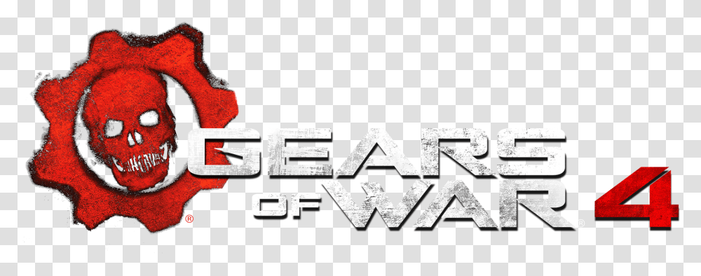 Gears Of War 4 Logo Vector Free Stock Gears Of War 4, Word, Poster Transparent Png