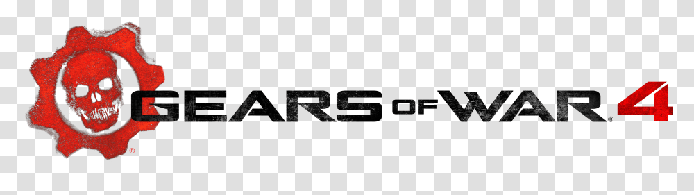 Gears Of War 4 Logo, Word, Alphabet Transparent Png