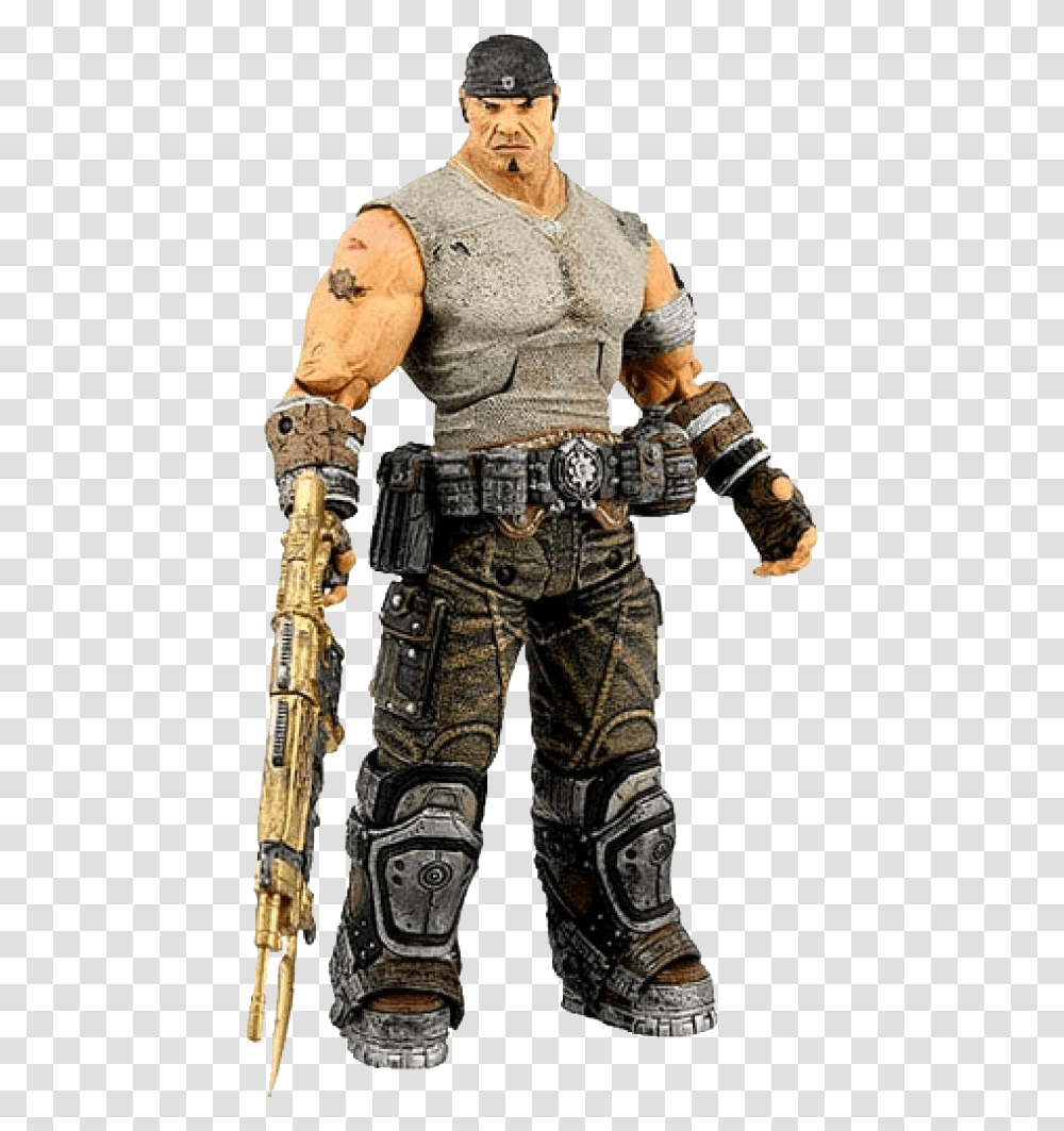 Gears Of War Logo Neca Gears Of War, Person, Costume, Weapon Transparent Png