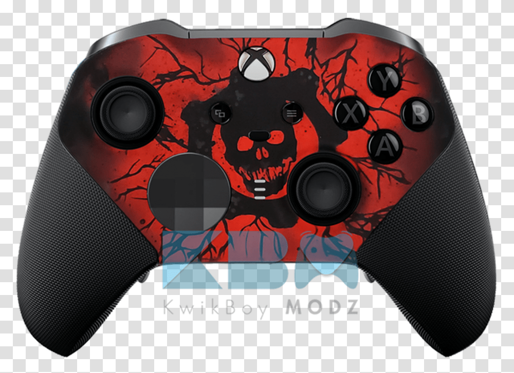 Gears Of War Xbox One Elite Controller Series 2 Red Xbox 1 Controller, Electronics, Disk, Camera, Dvd Transparent Png
