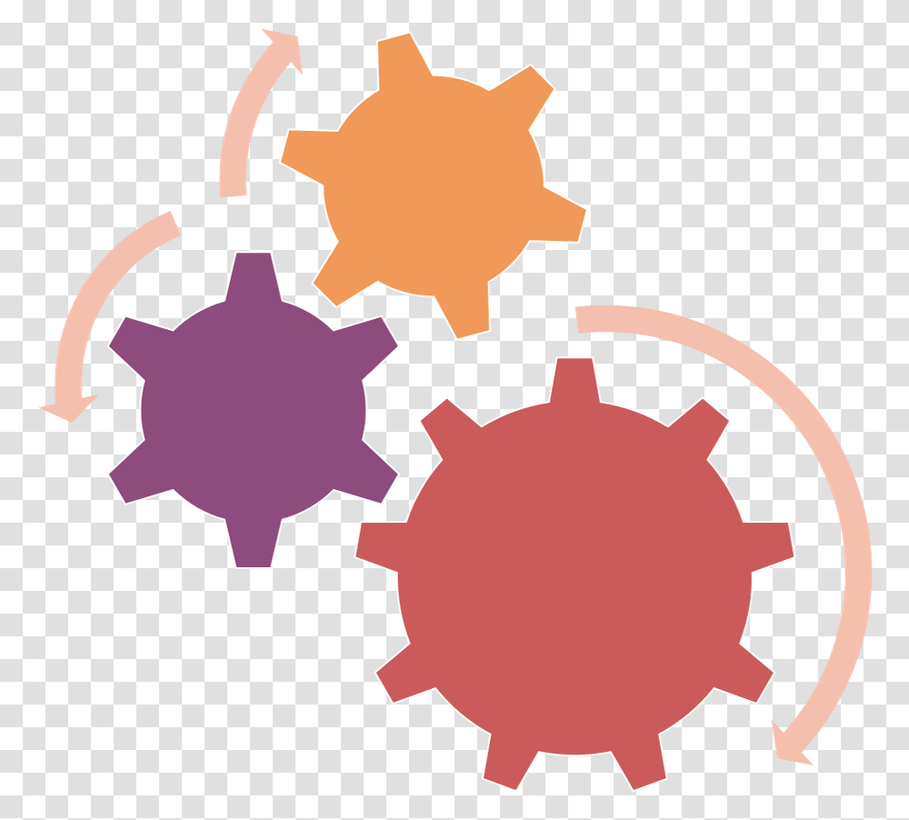 Gears, Star Symbol Transparent Png