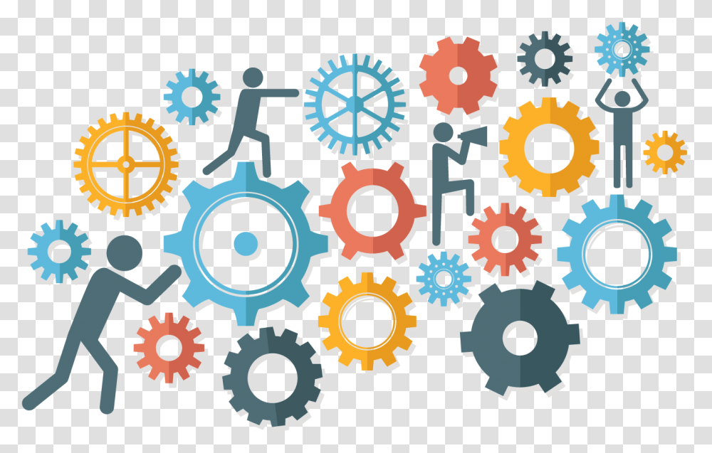 Gears Working Together, Machine Transparent Png