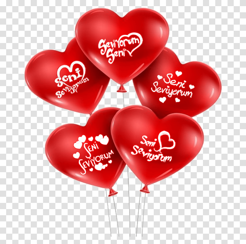 Gebze Balon Baskili Kalpli Balon Sevgiliye Ozel Balon Heart, Balloon, Dating Transparent Png