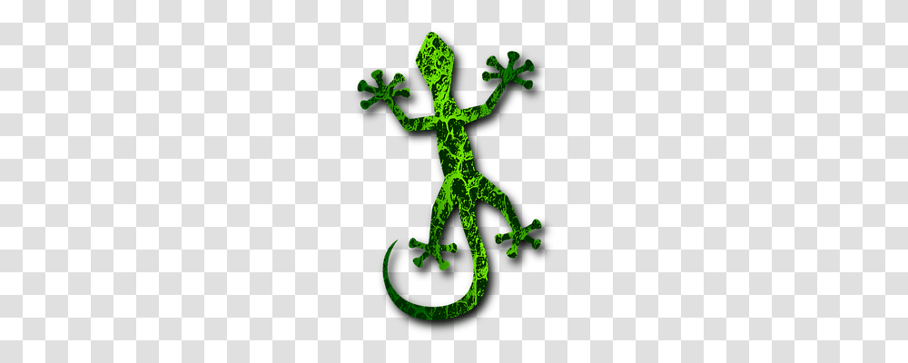 Gecko Nature, Light, Neon, Green Transparent Png