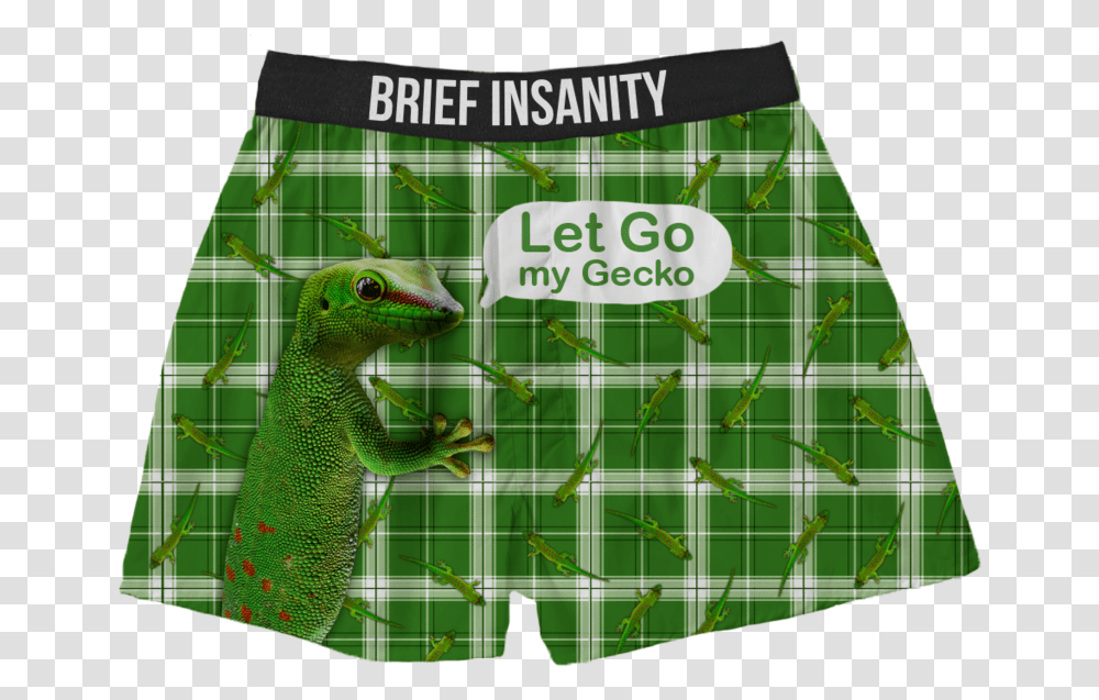 Gecko Boxer Shorts Let Go My Gecko Boxer Shorts, Lizard, Reptile, Animal Transparent Png