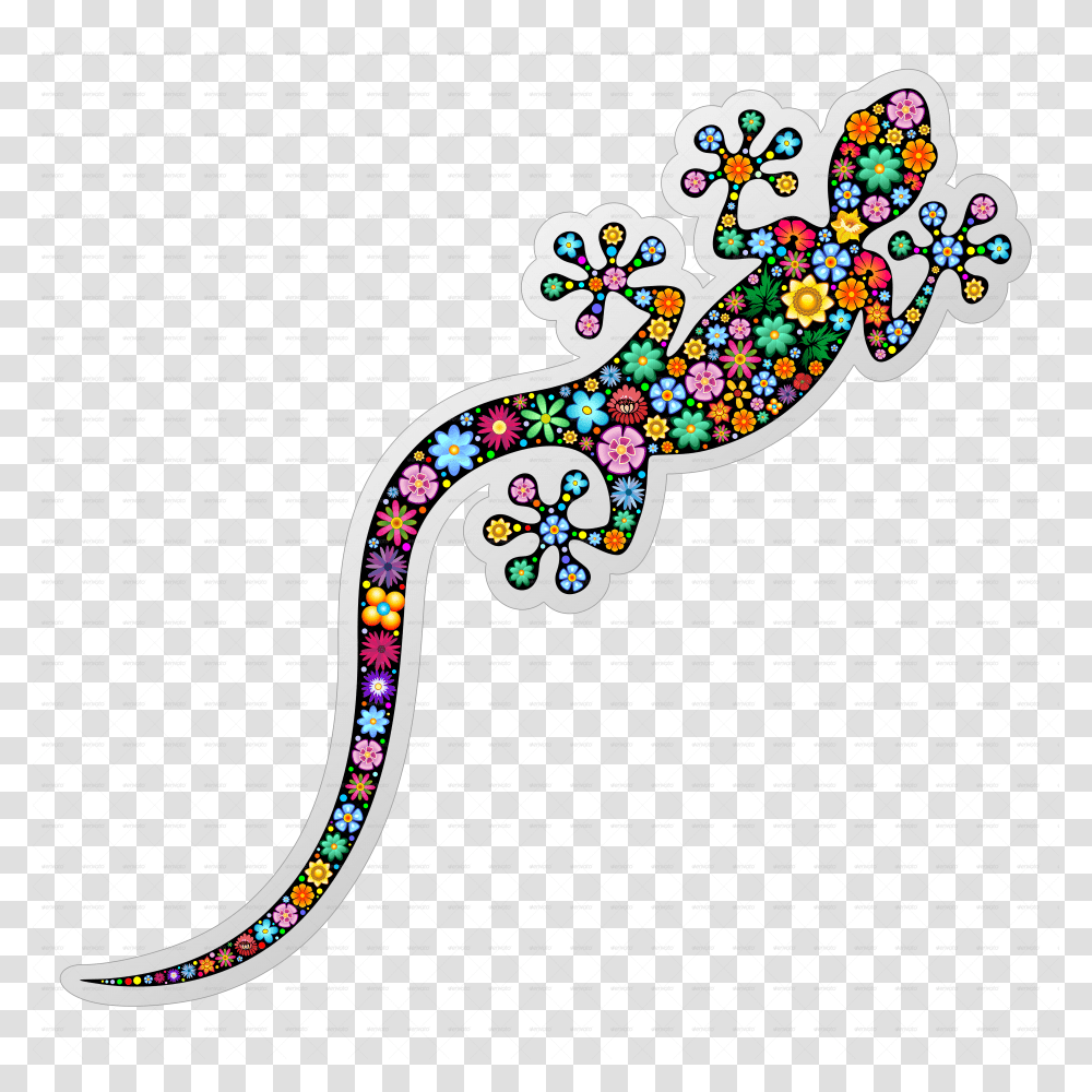 Gecko Lizard Lizard Art, Label, Pattern Transparent Png