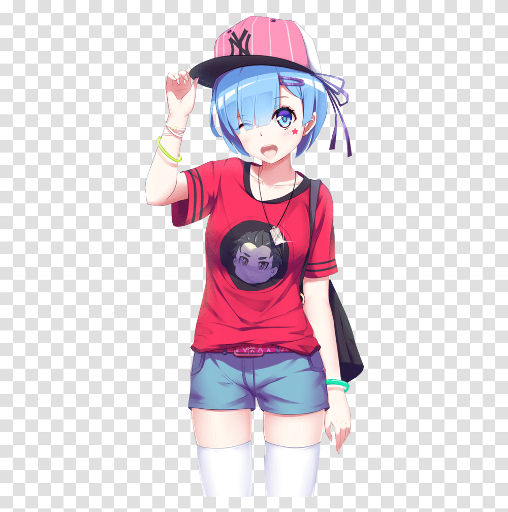 Geek Anime Blue Hair Girl Characters, Helmet, Sleeve, Person Transparent Png