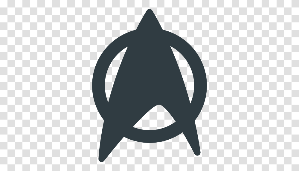 Geek Logo Movie Star Trek Icon, Silhouette, Stencil, Plant Transparent Png