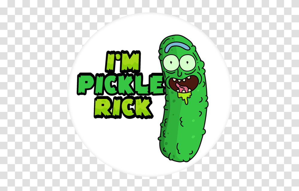 Geek Tagged Rick And Morty Popsockets Popgrip, Food, Plant, Relish, Pickle Transparent Png