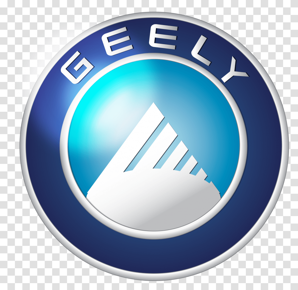 Geely Logo Hd Meaning Geely Car Logo, Symbol, Trademark, Text, Disk Transparent Png