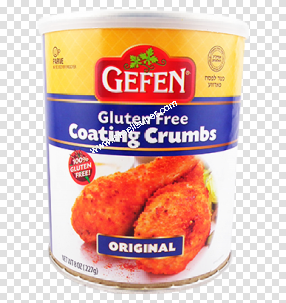 Gefen Gf Coating Crumbs Original 8 Oz, Food, Fried Chicken, Nuggets Transparent Png