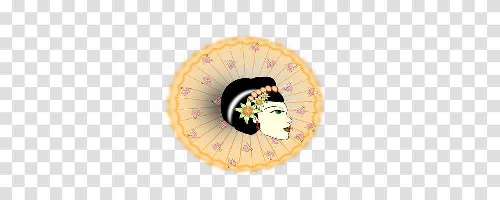 Geisha Person, Label, Dish Transparent Png