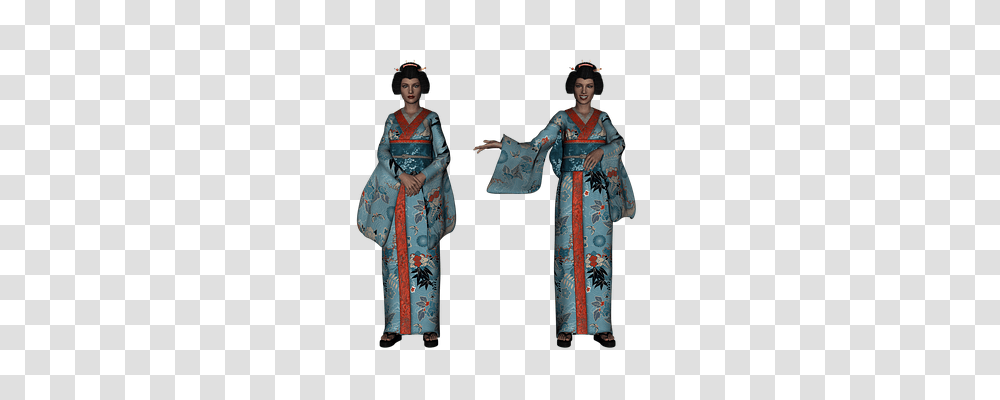 Geisha Person, Apparel, Robe Transparent Png