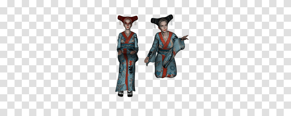 Geisha Person, Apparel, Robe Transparent Png