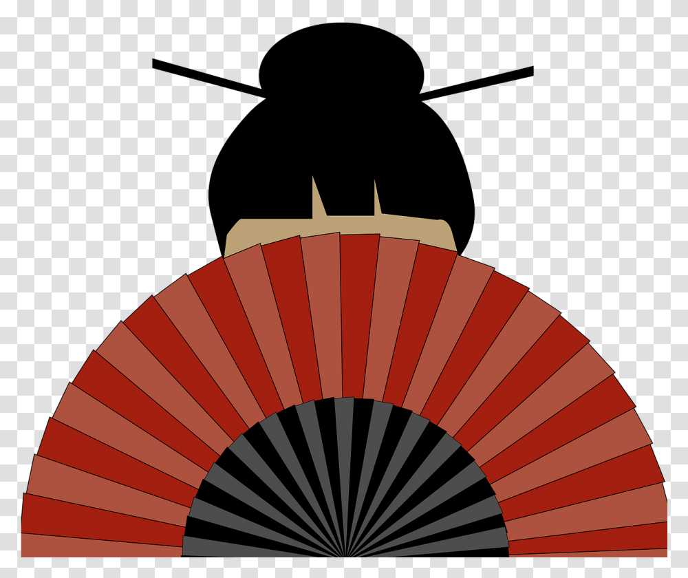 Geisha Geisha Girl Japanese Sun Ray Vector, Logo, Trademark, Balloon Transparent Png
