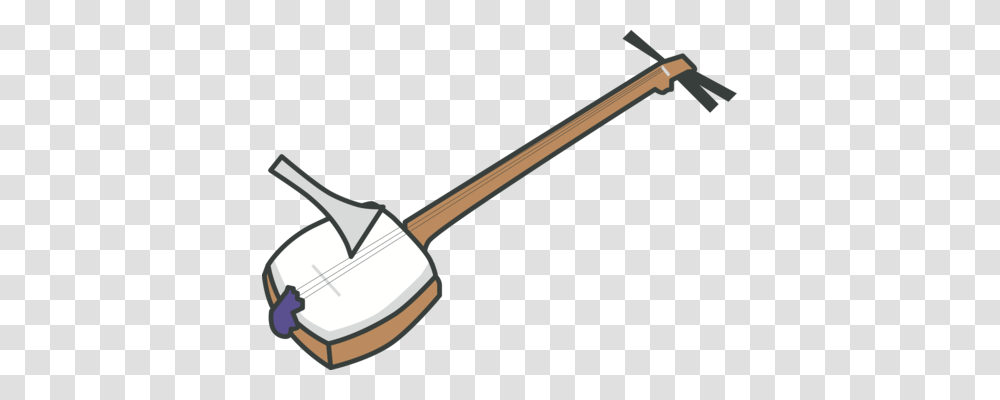 Geisha Music Of Japan Shamisen Drawing, Axe, Tool, Leisure Activities, Musical Instrument Transparent Png