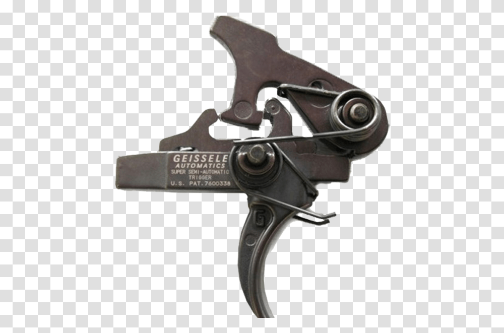 Geissele Trigger, Gun, Weapon, Weaponry, Tool Transparent Png