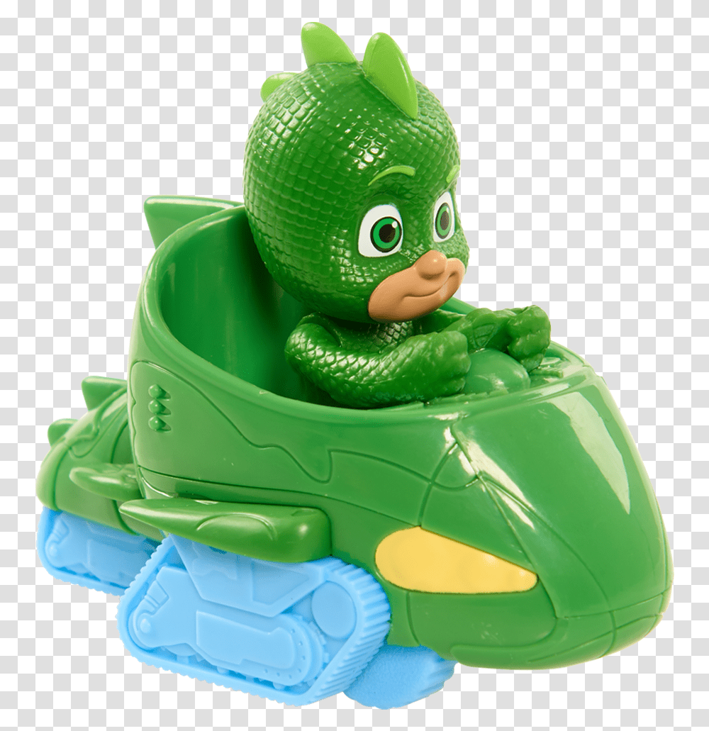 Gekko Pj Mask Toys, Green, Plastic, Alien, Recycling Symbol Transparent Png