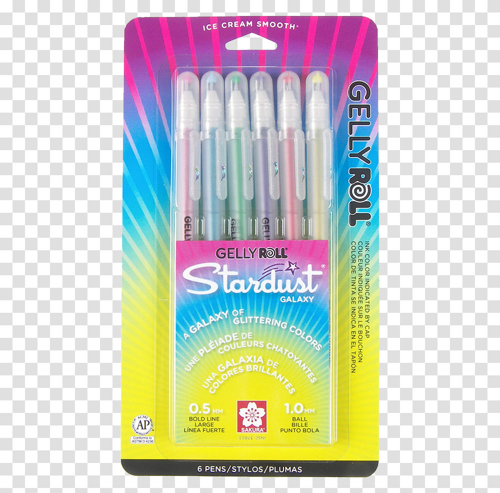 Gelly Roll Stardust Galaxy, Pen Transparent Png