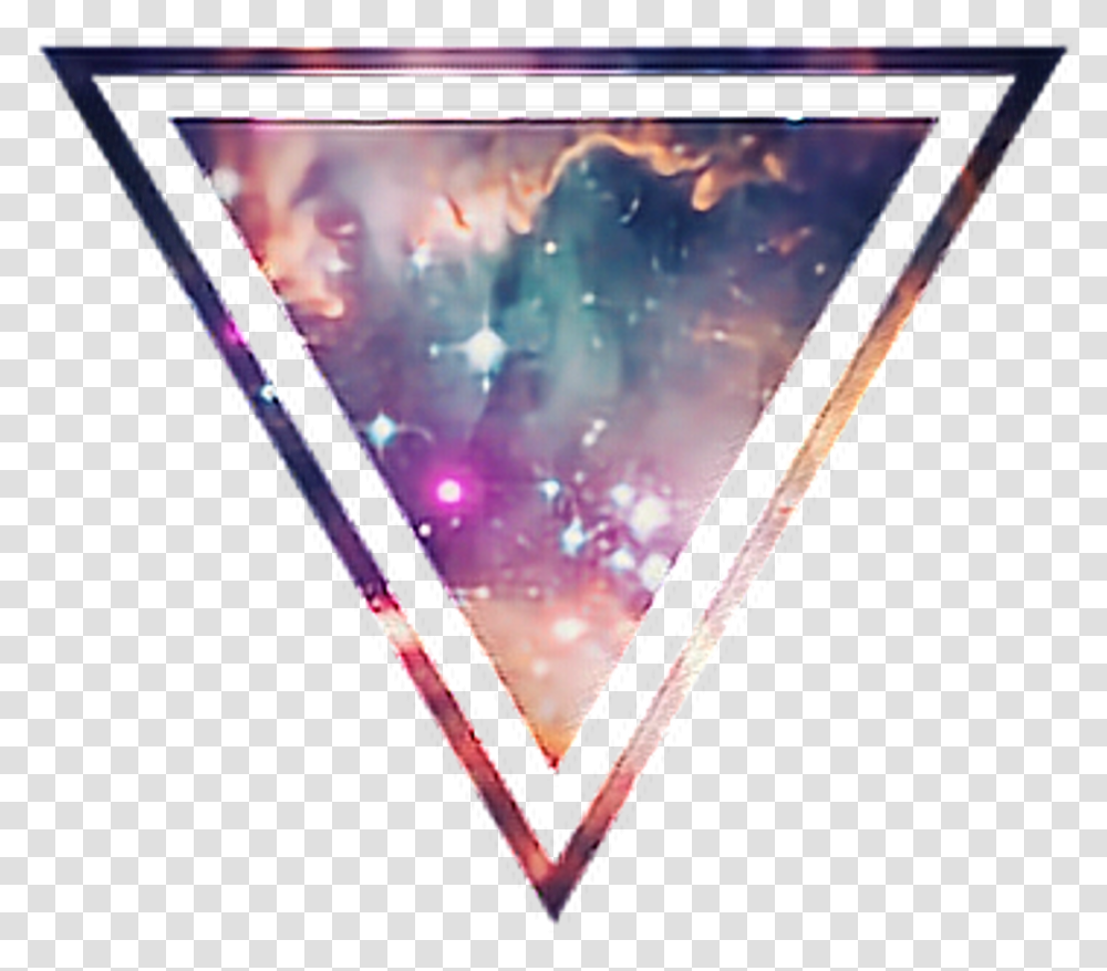 Gem Clipart Galaxy Triangulo Galaxia, Triangle, Diamond, Gemstone, Jewelry Transparent Png