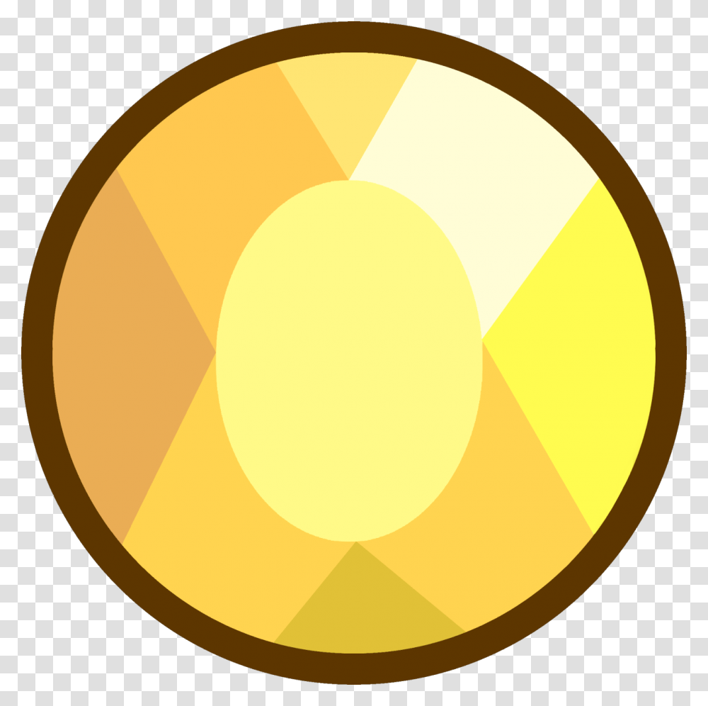 Gem Clipart Yellow Gem Circle, Gold, Light Transparent Png