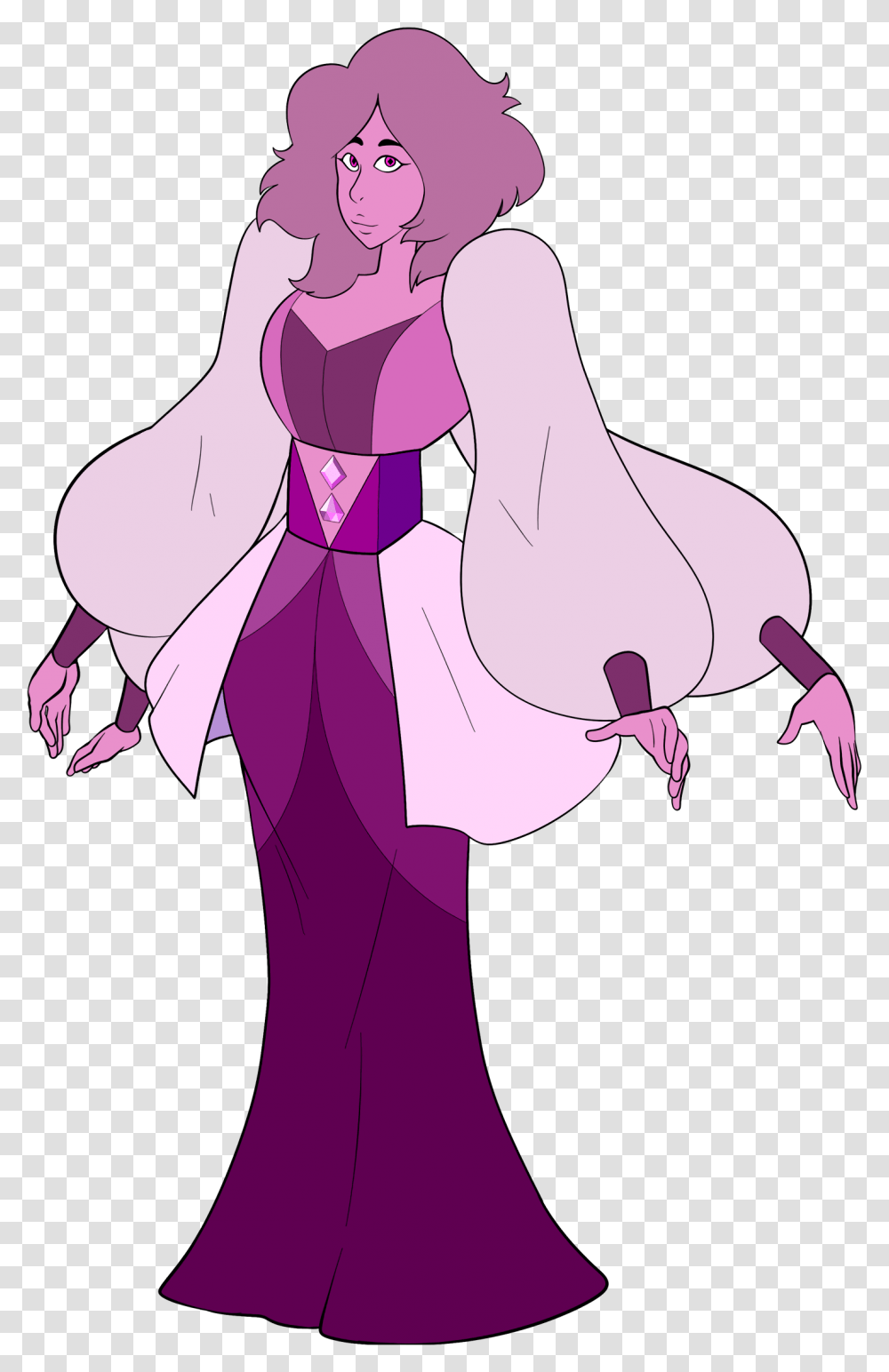 Gemcrust Wikia Steven Universe Pink And Blue Diamond Fusion, Person Transparent Png